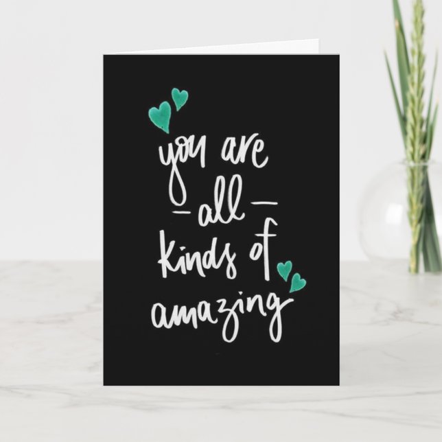**OUR ANNIVERSARY** YOU ARE AMAZING ANNIVERSARY HOLIDAY CARD (Front)
