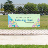 Our Annual Easter Egg hunt signage hosted by