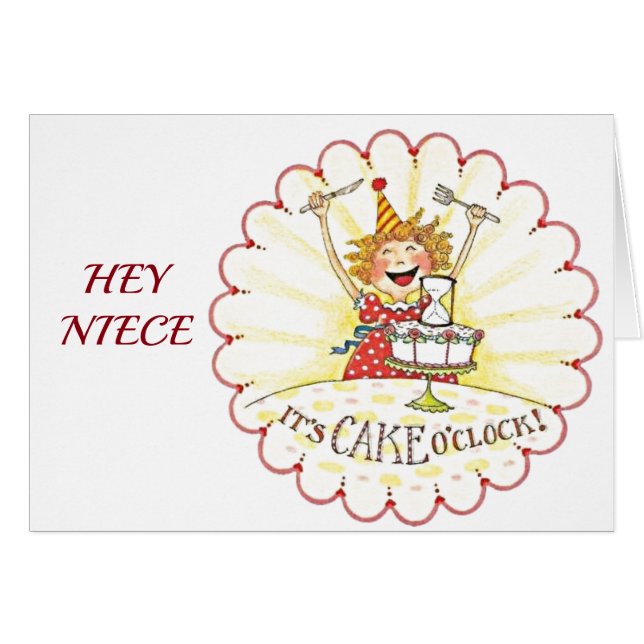 OUR AWESOME ***NIECE*** IS **21** BIRTHDAY CARDS (Front Horizontal)