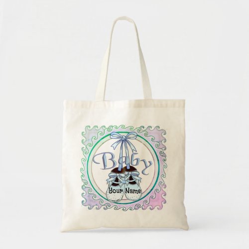 Our Baby Boy Shoes tote bag
