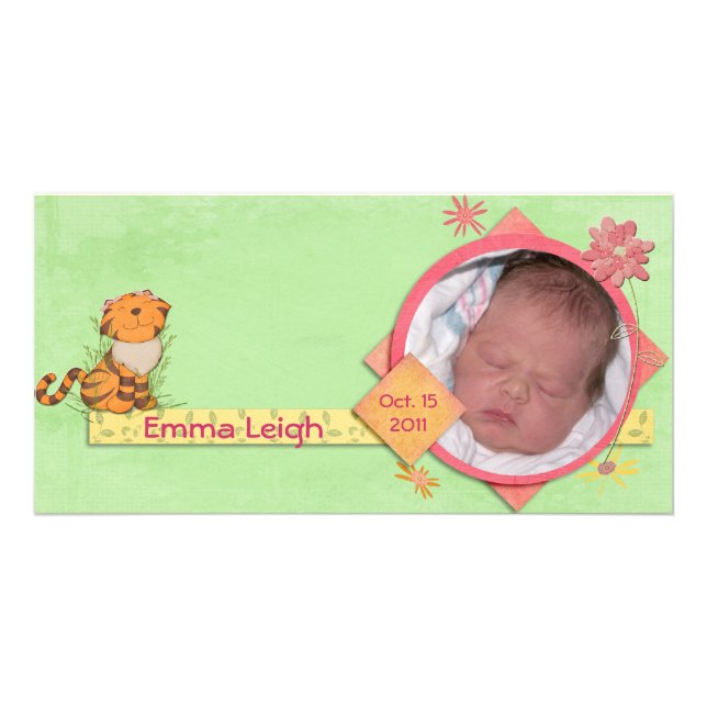 Our Baby Girl Card (Front)