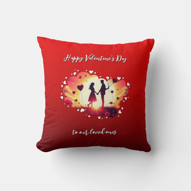 Our Beloved Throw Pillow (Front)
