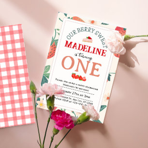 Our Berry Sweet Birthday Invitation