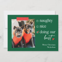 Our Best EDITABLE COLOR Christmas Holiday Card