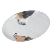 our best friends on four paws - serie 001 melamine plate (Left Side)