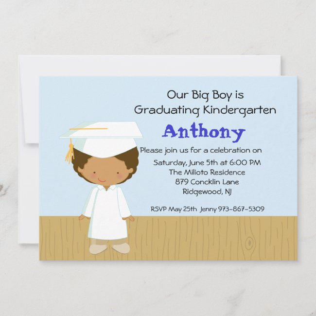 Our Big Boy's Graduation Invitation