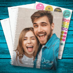 Our Big Day Photo Wedding Planner<br><div class="desc">Wedding planner with your favorite photo on the front - personalized with your details in chic lettering. Planner includes monthly and weekly layouts,  12 months,  60 pages with laminated soft cover front and back covers.</div>