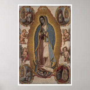 OUR BLESSED MOTHER OF GUADALUPE (XTRA LRG 40X60) POSTER