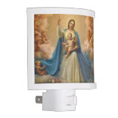 Our Blessed Mother with Jesus & Angels Night Light (Right)