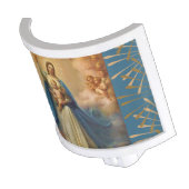 Our Blessed Mother with Jesus & Angels Night Light (Angled)