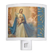 Our Blessed Mother with Jesus & Angels Night Light (Front)
