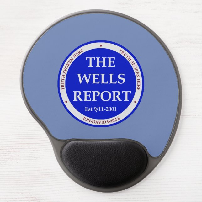Our Blue mousepad for The Wells Report (Front)