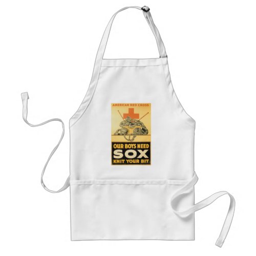 Our Boys Need Sox Adult Apron