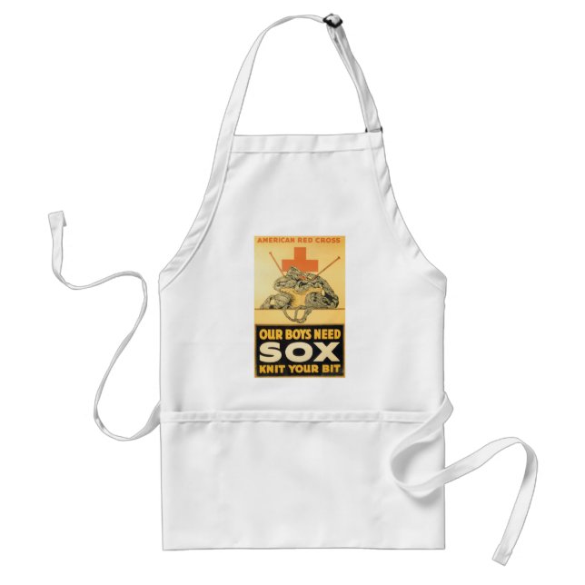 Our Boys Need Sox Adult Apron (Front)