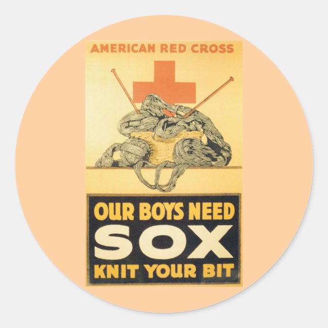 Our Boys Need Sox Classic Round Sticker (Front)