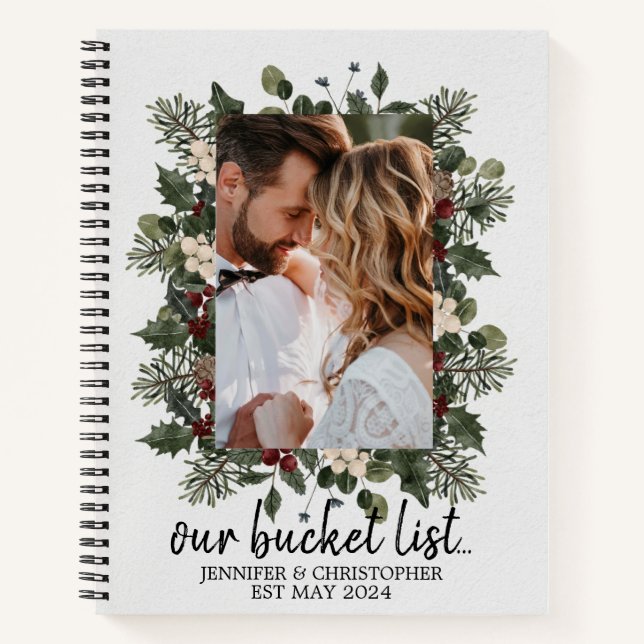 Our Bucket List Couples Adventure Keepsake Journal (Front)