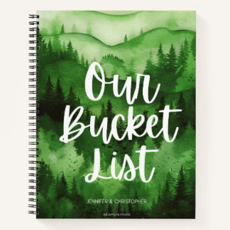 Our Bucket List Couples Adventure Keepsake Notebook