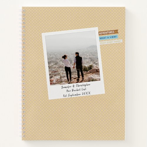 Our Bucket List Couples Keepsake Journal