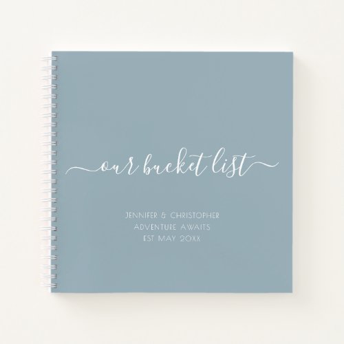 Our Bucket List Couples Keepsake Journal