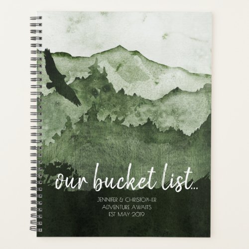 Our Bucket List Couples Keepsake Planner