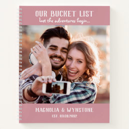 Our Bucket List | Pink Photo Scrapbook Notebook