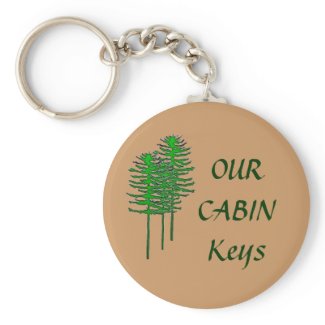 Our Cabin Keys Key Chain