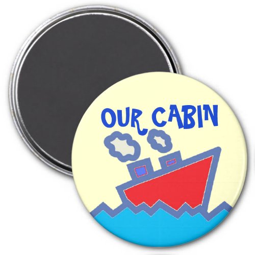 Our Cabin Stateroom  Door Marker Magnet