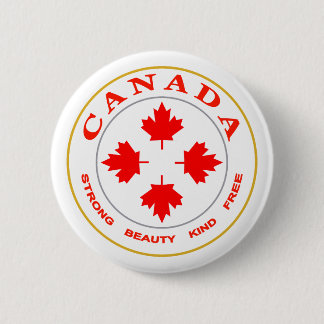 Our Canada Emblem Button