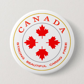 Our Canada Emblem Button