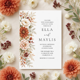 Our Christmas Miracle Personalized Baby Photo Invitation