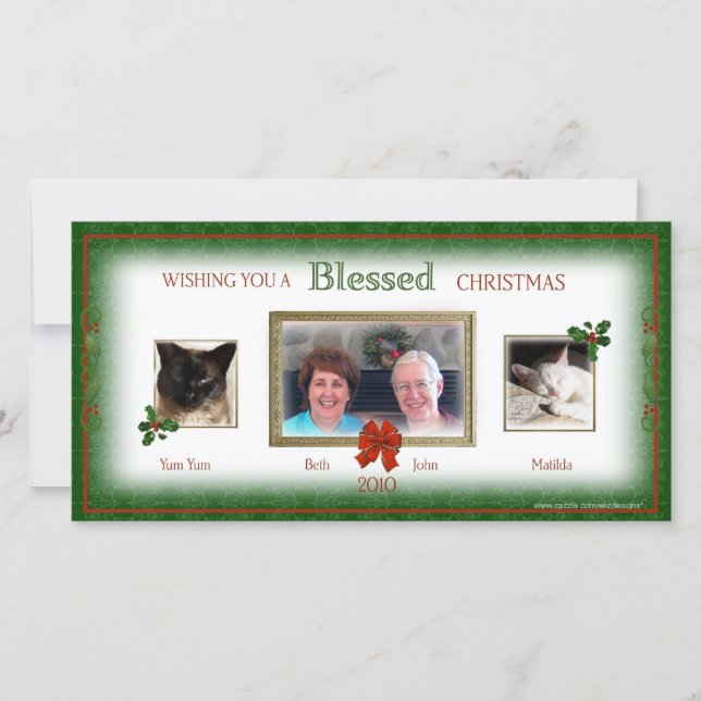 Our Christmas Together Photo Card (Front)