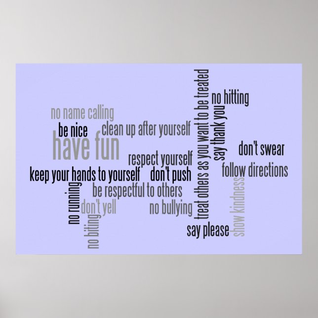 Our Church Rules Poster (Front)