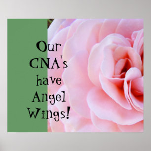 Our CNA's have Angel Wings! posters Nursing prints