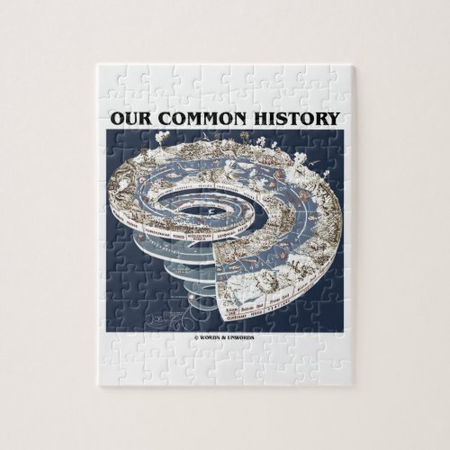 Our Common History Earth History Timeline Spiral Jigsaw Puzzle