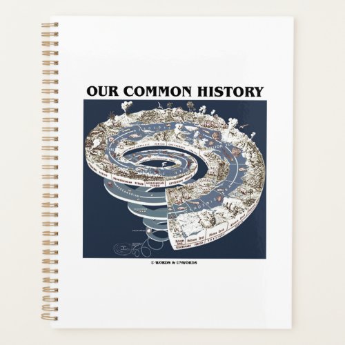 Our Common History Earth History Timeline Spiral Planner