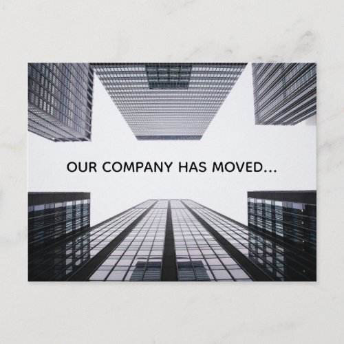 Our Company Has Moved Business Address Change Announcement Postcard