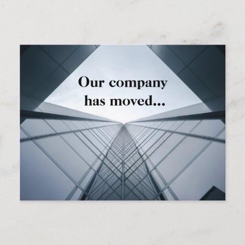 Our Company Has Moved Business Address Change Announcement Postcard