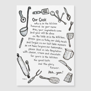 Our Cook Kitchen Magnet
