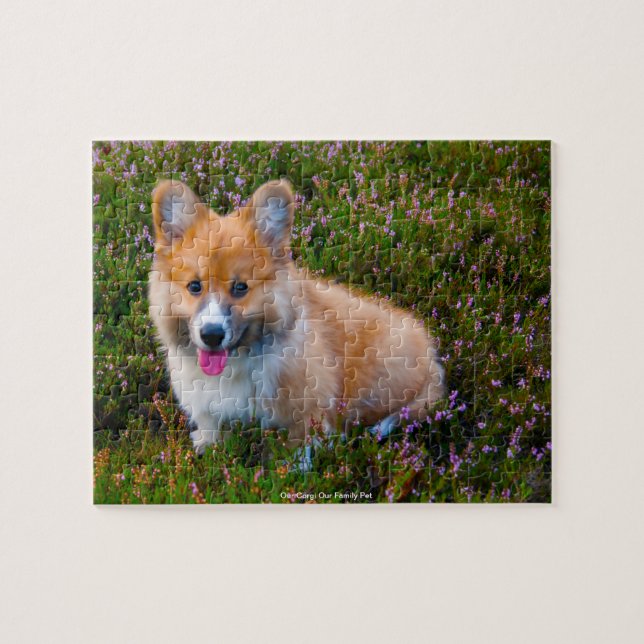 Our Corgi Our Family Pet Jigsaw Puzzle (Horizontal)