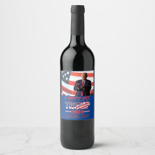 Our Country Our Government Wine Label