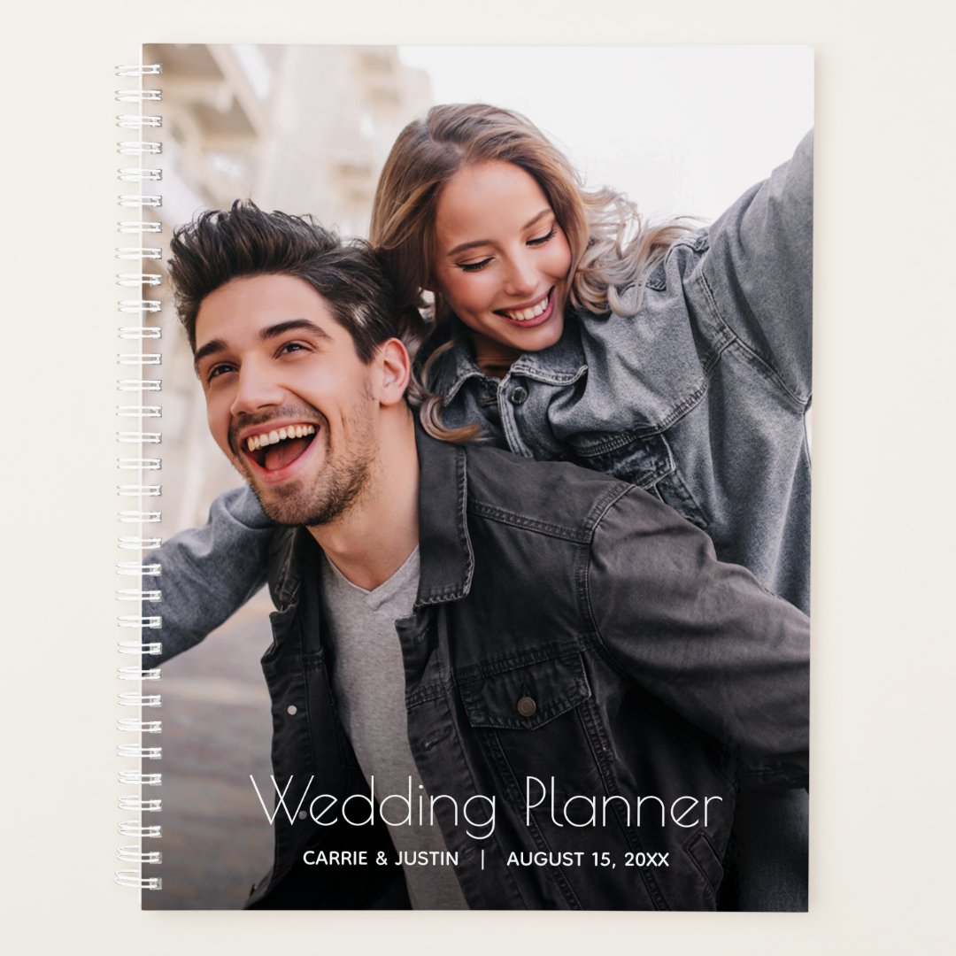 Our Custom Photo Wedding Planner Zazzle