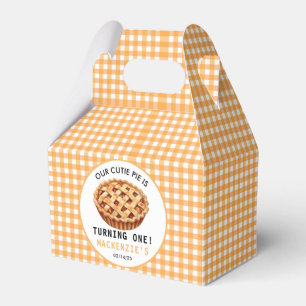 Our Cutie Pie's 1st Birthday Favor Boxes