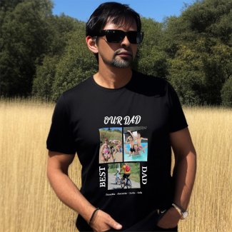 Our Dad Best Dad Photo Collage Personalize Father