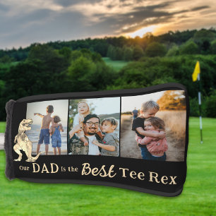 Our Dad is The Best Tee Rex 3 Photo Collage Golf Head Cover