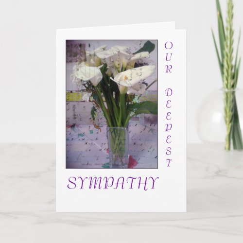 Our Deepest Sympathy Greeting Card