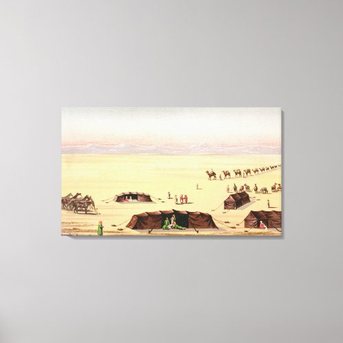 Our Desert Camp Canvas Print