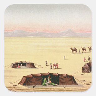 Our Desert Camp Square Sticker