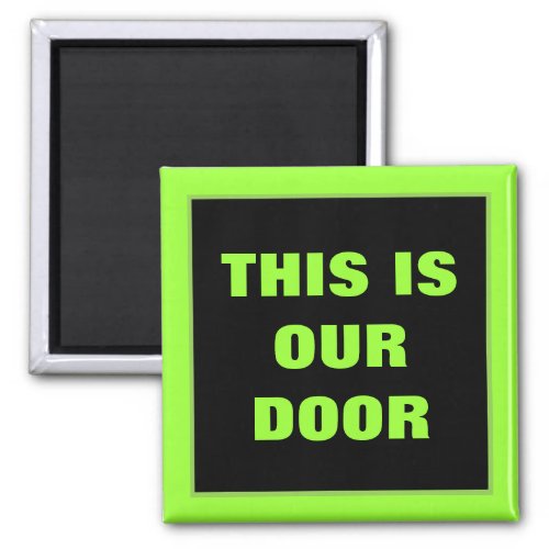 Our Door Generic Stateroom Door Marker Magnet