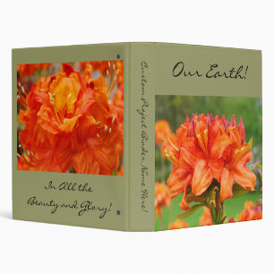 Our Earth! Custom Project binder Back to School