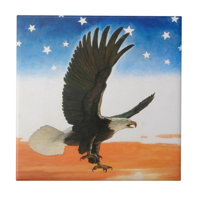 Our Emblem by Newell Convers Wyeth Ceramic Tile (Front)